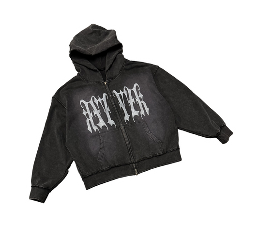 yzk grey double zip